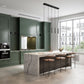 Z-Lite Forest 5-Light LED-Integrated Matte Black Steel Linear Chandelier