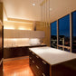 Z-Lite Forest 5-Light LED-Integrated Modern Gold Steel Linear Chandelier