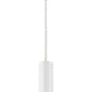 Z-Lite Forest 5" W x 12" H 1-Light LED Matte White Steel Mini Pendant Light