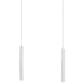 Z-Lite Forest 5" W x 12" H 2-Light LED Chrome Steel Island Light