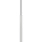 Z-Lite Forest 5" W x 24" H 1-Light LED Brushed Nickel Steel Pendant Light