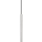 Z-Lite Forest 5" W x 24" H 1-Light LED Brushed Nickel Steel Pendant Light
