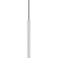 Z-Lite Forest 5" W x 24" H 1-Light LED Brushed Nickel Steel Pendant Light