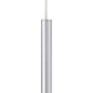 Z-Lite Forest 5" W x 24" H 1-Light LED Chrome Steel Mini Pendant Light
