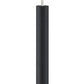 Z-Lite Forest 5" W x 24" H 1-Light LED Matte Black Steel Mini Pendant Light