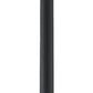 Z-Lite Forest 5" W x 24" H 1-Light LED Matte Black Steel Mini Pendant Light