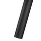Z-Lite Forest 5" W x 24" H 1-Light LED Matte Black Steel Pendant Light