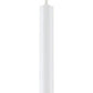Z-Lite Forest 5" W x 24" H 1-Light LED Matte White Steel Mini Pendant Light