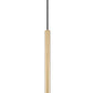 Z-Lite Forest 5" W x 24" H 1-Light LED Modern Gold Steel Pendant Light