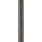 Z-Lite Forest 5" W x 24" H 1-Light LED Pearl Black Steel Mini Pendant Light