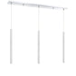 Z-Lite Forest 5" W x 24" H 3-Light LED Chrome Steel Island Light