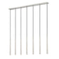 Z-Lite Forest 54" 7-Light LED-Integrated Brushed Nickel Steel Linear Chandelier