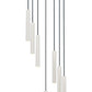 Z-Lite Forest 7-Light LED-Integrated Brushed Nickel Steel Chandelier