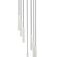 Z-Lite Forest 7-Light LED-Integrated Brushed Nickel Steel Chandelier