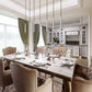 Z-Lite Forest 7-Light LED-Integrated Brushed Nickel Steel Linear Chandelier