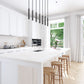 Z-Lite Forest 7-Light LED-Integrated Matte Black Steel Linear Chandelier