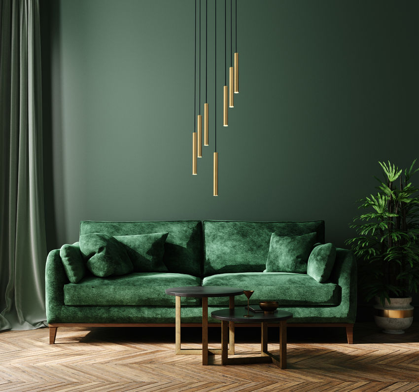 Z-Lite Forest 7-Light LED-Integrated Modern Gold Steel Chandelier