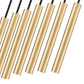 Z-Lite Forest 7-Light LED-Integrated Modern Gold Steel Linear Chandelier