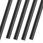 Z-Lite Forest 919MP24-5L-MB-LED 5-Light LED-Integrated Matte Black Steel Linear Chandelier