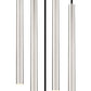Z-Lite Forest 919MP24-5R-BN-LED 5-Light LED-Integrated Brushed Nickel Steel Chandelier