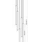 Z-Lite Forest 919MP24-5R-BN-LED 5-Light LED-Integrated Brushed Nickel Steel Chandelier
