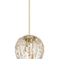 Z-Lite Gabriella 15" 5-Light Modern Gold Steel Frame Pendant Light