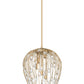 Z-Lite Gabriella 15" 5-Light Modern Gold Steel Frame Pendant Light