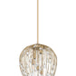 Z-Lite Gabriella 15" 5-Light Modern Gold Steel Frame Pendant Light