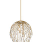 Z-Lite Gabriella 18" 6-Light Modern Gold Steel Frame Pendant Light