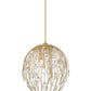Z-Lite Gabriella 18" 6-Light Modern Gold Steel Frame Pendant Light