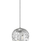 Z-Lite Gabriella 3-Light Brushed Nickel Steel Frame Pendant Light