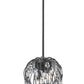 Z-Lite Gabriella 3-Light Matte Black Steel Frame Pendant Light