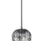 Z-Lite Gabriella 3-Light Matte Black Steel Frame Pendant Light