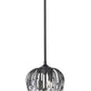 Z-Lite Gabriella 3-Light Matte Black Steel Frame Pendant Light