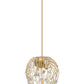Z-Lite Gabriella 3-Light Modern Gold Steel Frame Pendant Light
