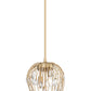 Z-Lite Gabriella 3-Light Modern Gold Steel Frame Pendant Light