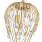 Z-Lite Gabriella 3-Light Modern Gold Steel Frame Pendant Light
