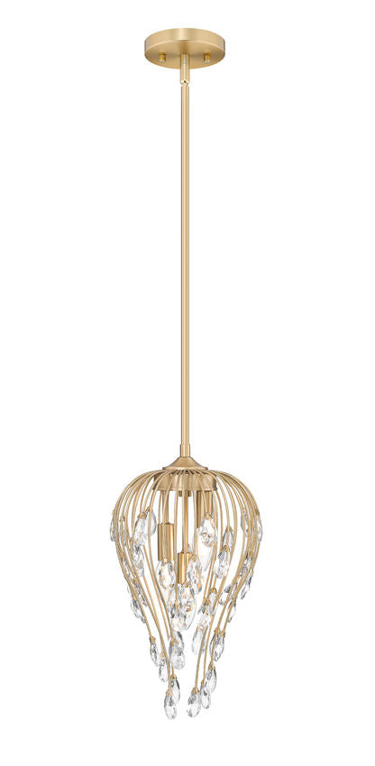 Z-Lite Gabriella 3-Light Modern Gold Steel Frame Pendant Light