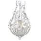 Z-Lite Gabriella 5" 2-Light Brushed Nickel Steel Frame Wall Sconce