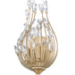 Z-Lite Gabriella 5" 2-Light Modern Gold Steel Frame Wall Sconce