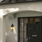 Z-Lite Gannon 10" 3-Light Black Stainless Steel Outdoor Wall Light With Clear Beveled Glass Shade