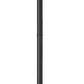 Z-Lite Gannon 10" W x 121" H 3-Light Black Stainless Steel Outdoor Post Mounted Fixture With Clear Beveled Glass Shade