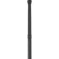 Z-Lite Gannon 16" W x 122" H 5-Light Black Stainless Steel Outdoor Post Mounted Fixture With Clear Beveled Glass Shade