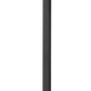 Z-Lite Gannon 16" W x 133" H 5-Light Black Stainless Steel Outdoor Post Mounted Fixture With Clear Beveled Glass Shade