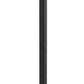 Z-Lite Gannon 16" W x 133" H 5-Light Black Stainless Steel Outdoor Post Mounted Fixture With Clear Beveled Glass Shade