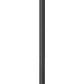 Z-Lite Gannon 16" W x 135" H 5-Light Black Stainless Steel Outdoor Post Mounted Fixture With Clear Beveled Glass Shade