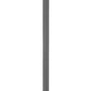 Z-Lite Gannon 5008PHBR-519P-BK 3-Light Black Stainless Steel Outdoor Post Mounted Fixture With Clear Beveled Glass Shade