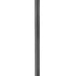 Z-Lite Gannon 5008PHBR-519P-BK 3-Light Black Stainless Steel Outdoor Post Mounted Fixture With Clear Beveled Glass Shade