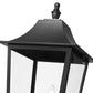 Z-Lite Gannon 5008PHBR-519P-BK 3-Light Black Stainless Steel Outdoor Post Mounted Fixture With Clear Beveled Glass Shade