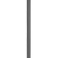 Z-Lite Gannon 5008PHBR-519P-BK 3-Light Black Stainless Steel Outdoor Post Mounted Fixture With Clear Beveled Glass Shade